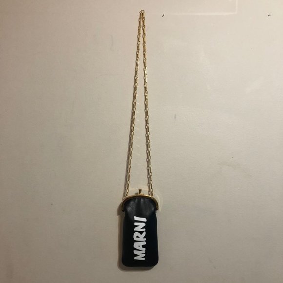 MARNI Logo Print On Chain Phone Case - Picture 5 of 14
